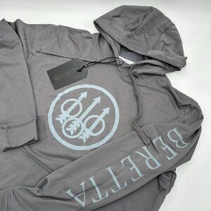 Beretta Men's Trident Performance Long Sleeve Pullover Hoodie, Size XL, Charcoal